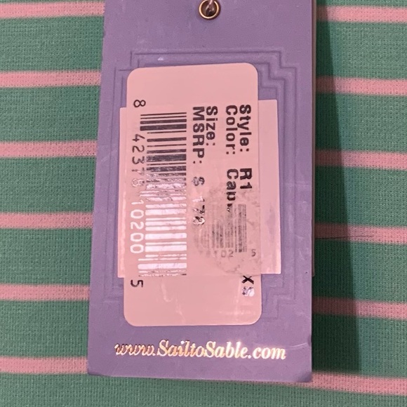 Sail to Sable Green Stripped Long Sleeve Shift Dress - Picture 7 of 7